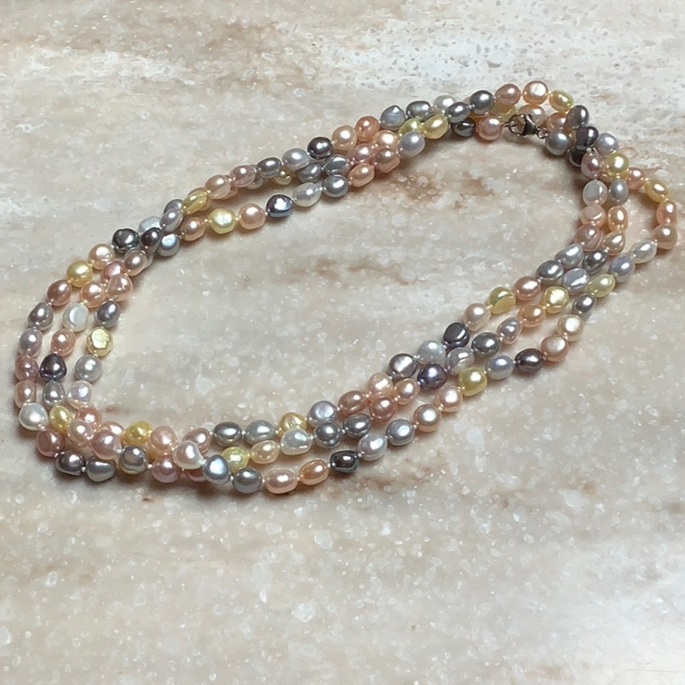 😍Honora Cultured Pearl Necklace 52 Inches😍NWOT